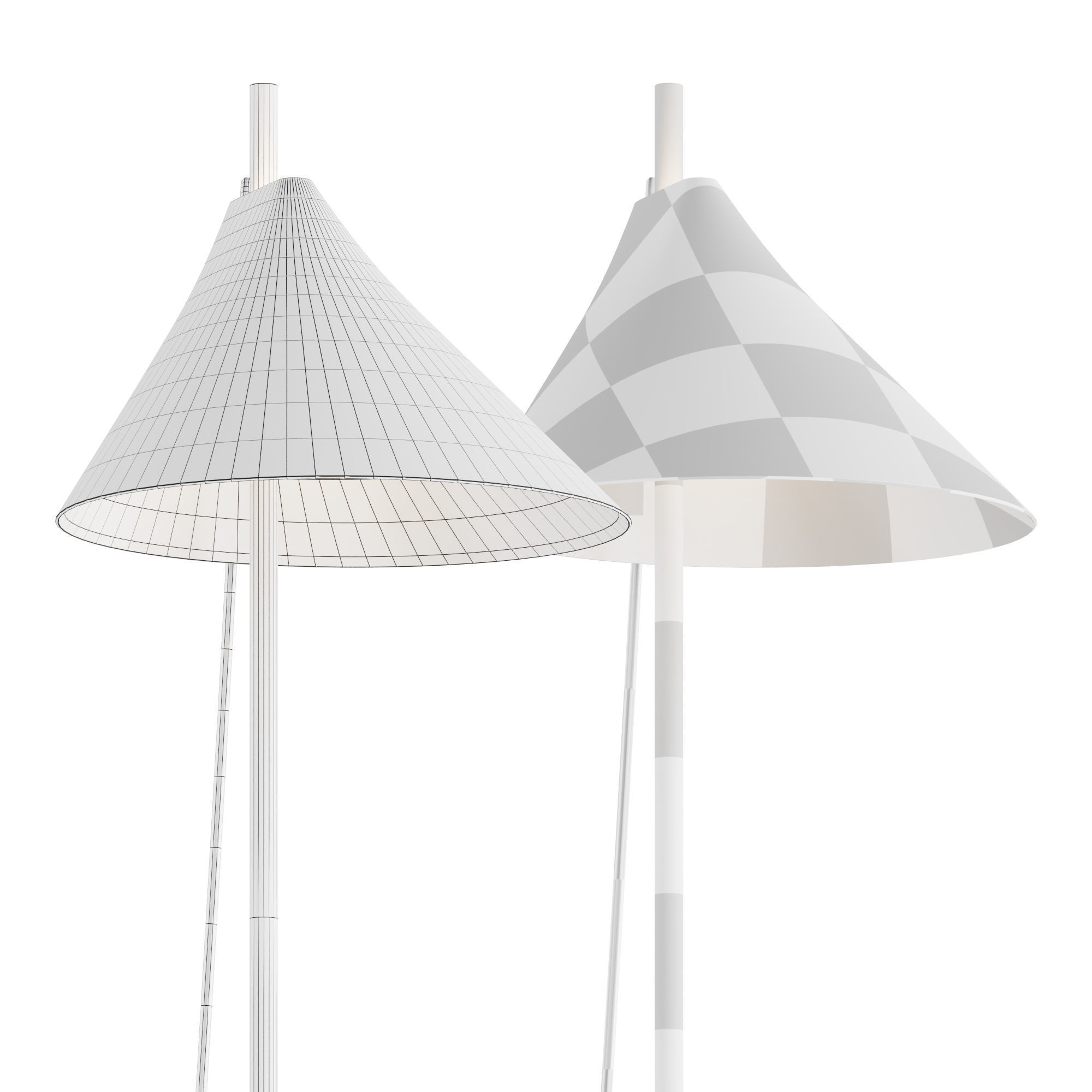 Yuh Wall Lamp 3D model_1