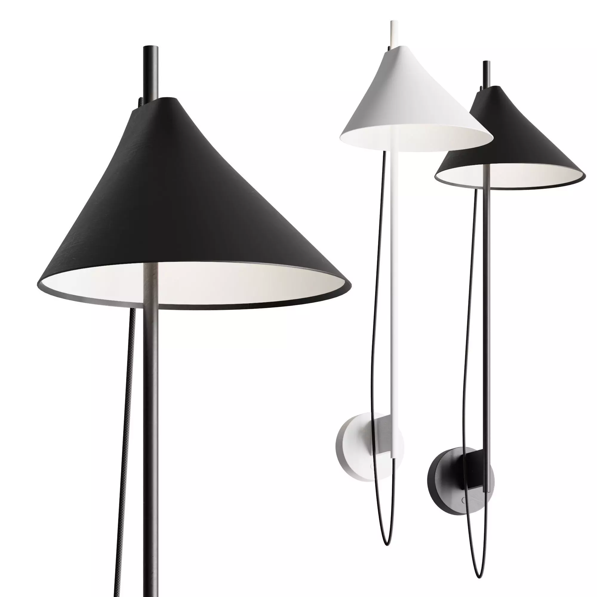 Yuh Wall Lamp 3D model_0