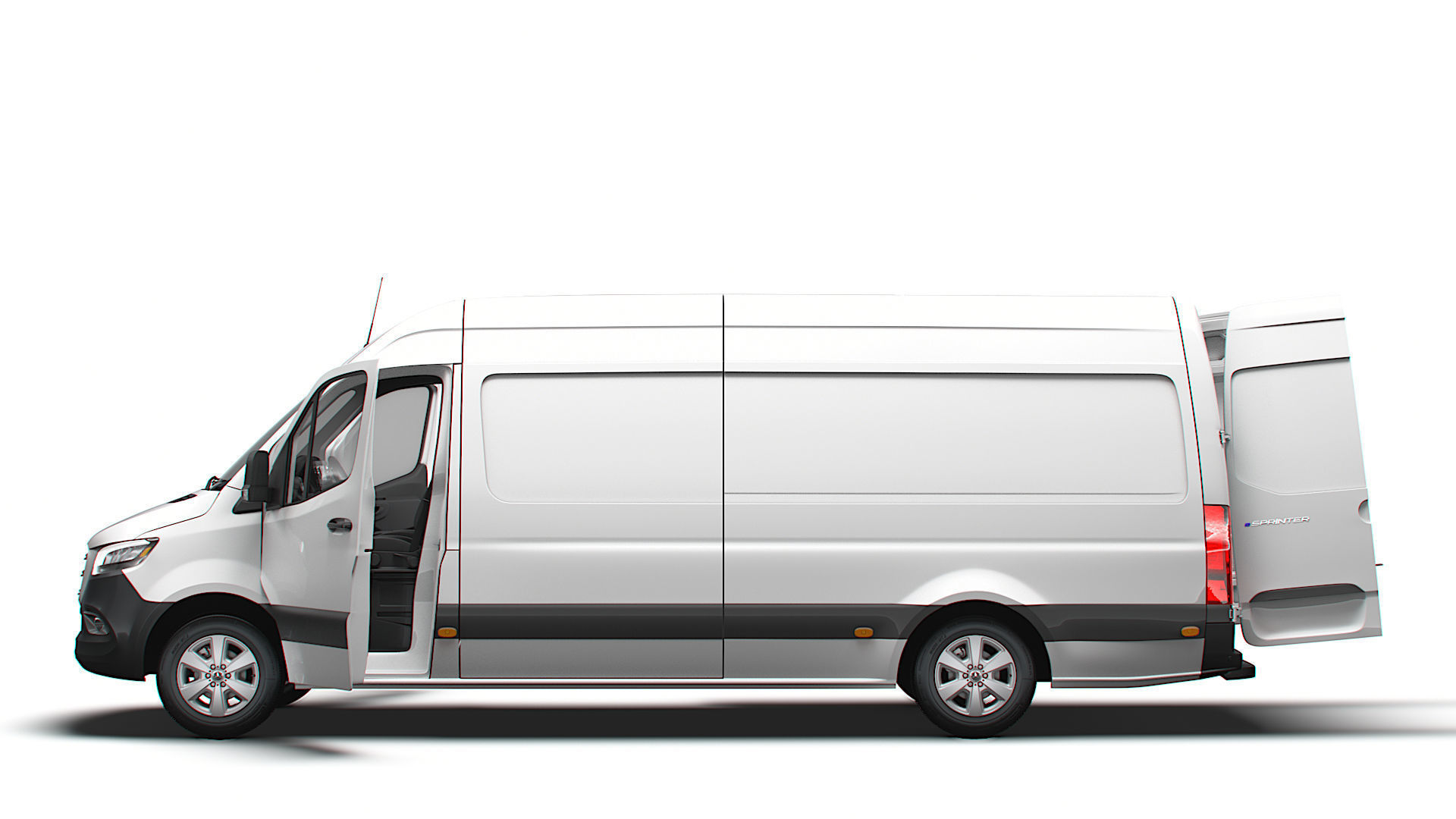 Mercedes Benz Sprinter L3H2 RWD HQ Interior 2025 3D model_3