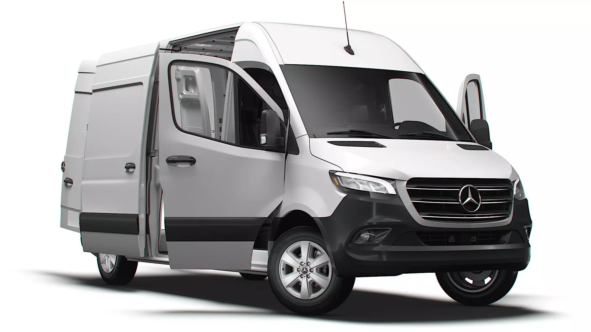 Mercedes Benz Sprinter L2H2 FWD HQ Interior 2025 3D model_0