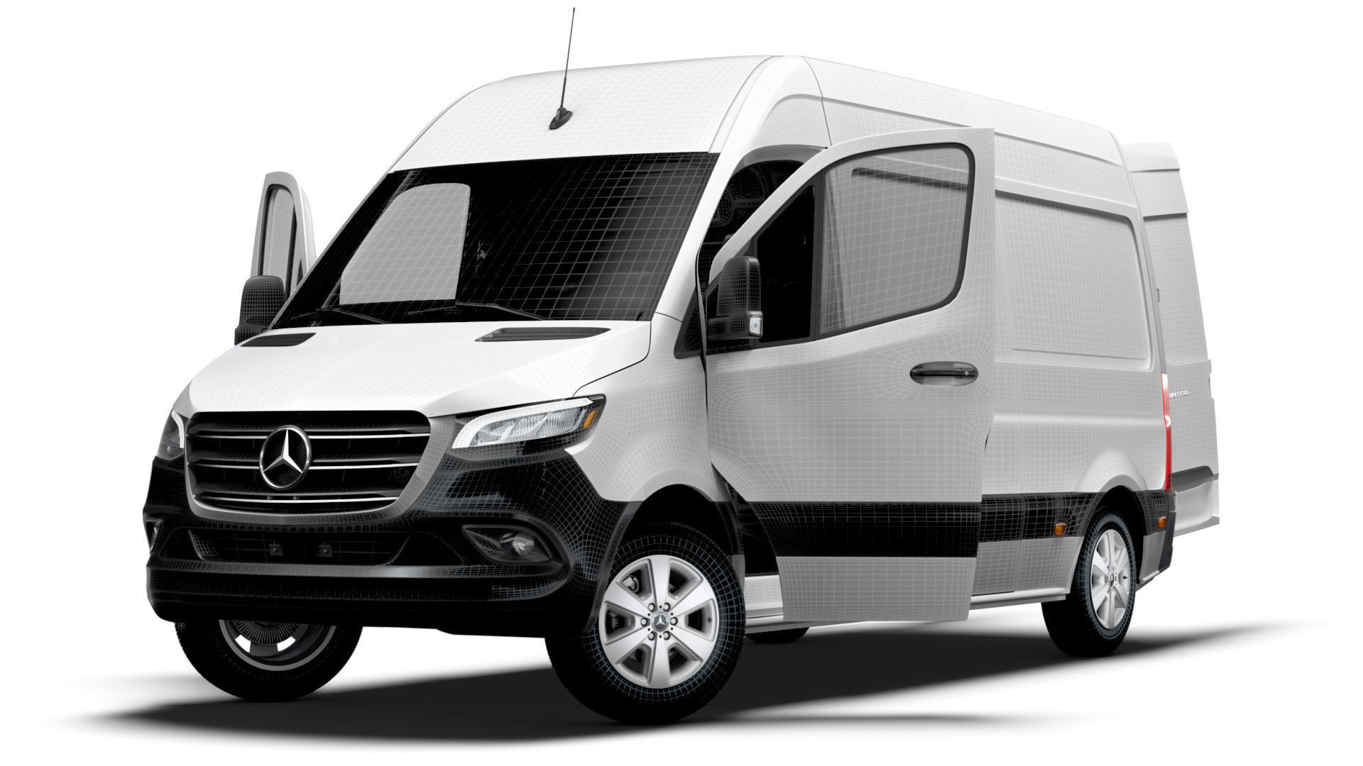 Mercedes Benz Sprinter L2H2 FWD HQ Interior 2025 3D model_20