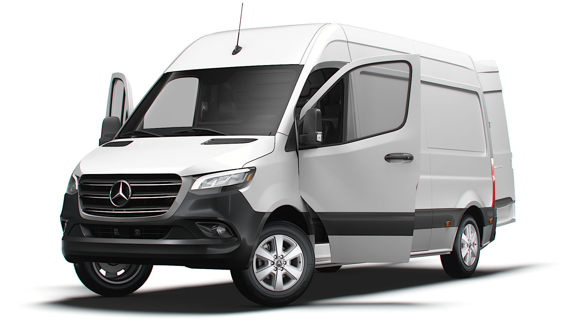 Mercedes Benz Sprinter L2H2 FWD HQ Interior 2025 3D model_7