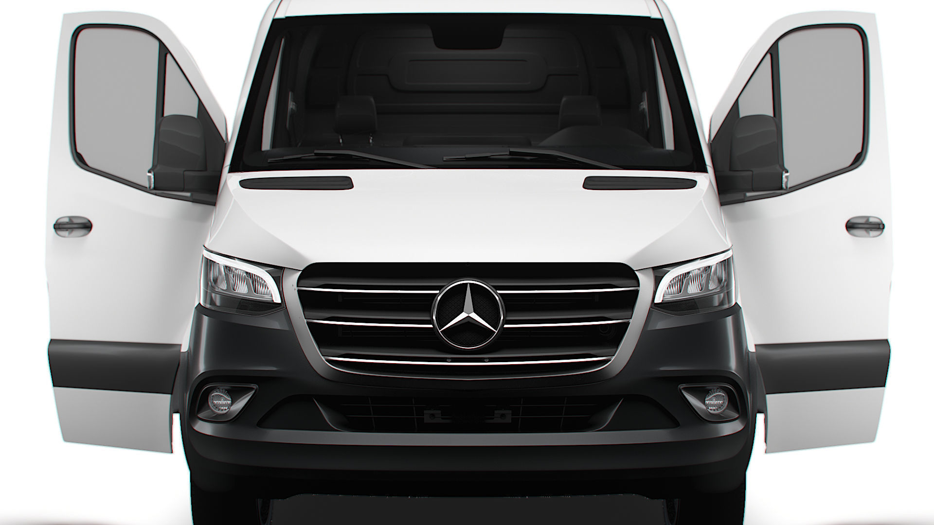 Mercedes Benz Sprinter L2H1 RWD HQ Interior 2025 3D model_6