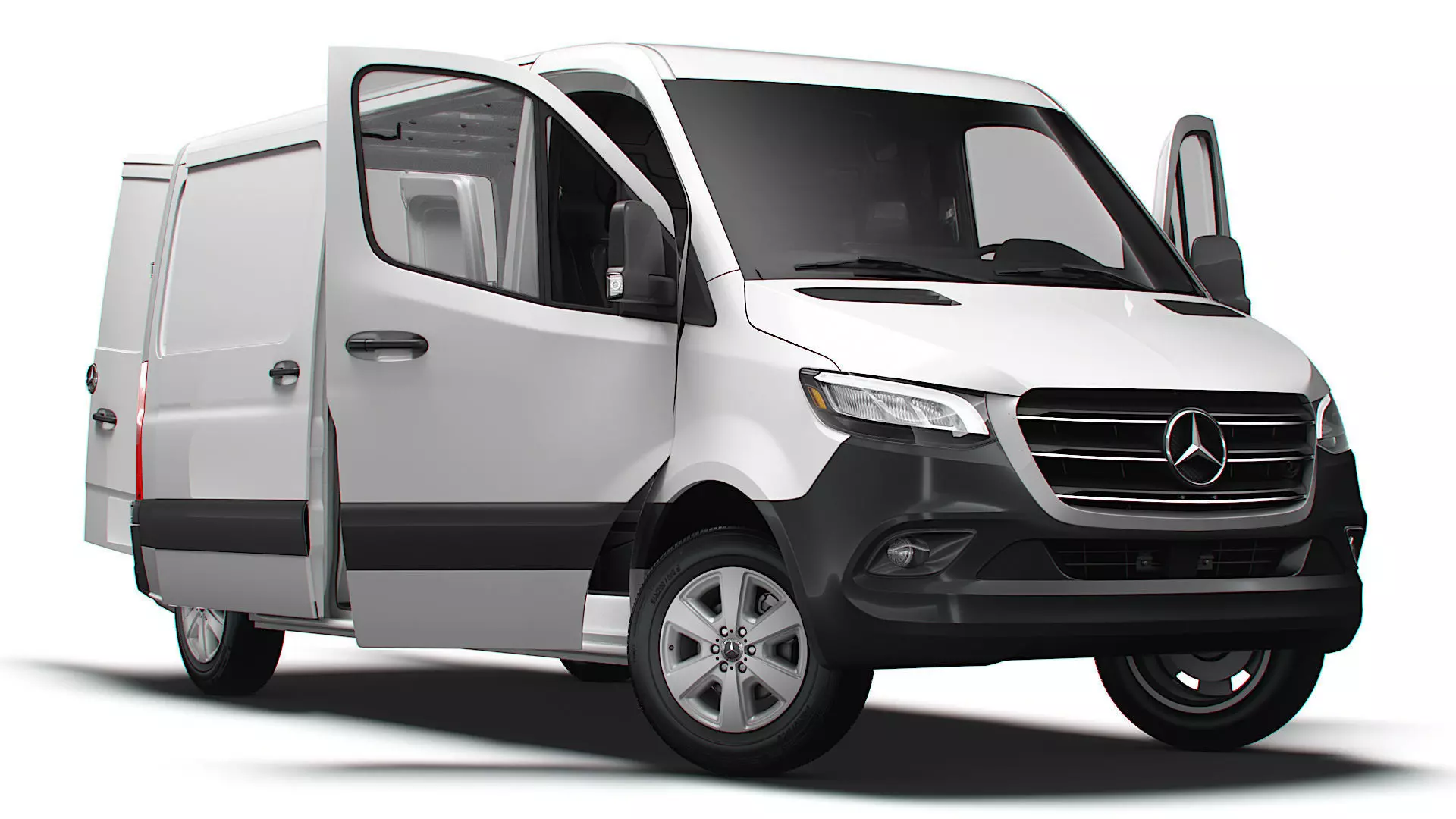 Mercedes Benz Sprinter L2H1 FWD HQ Interior 2025 3D model_0