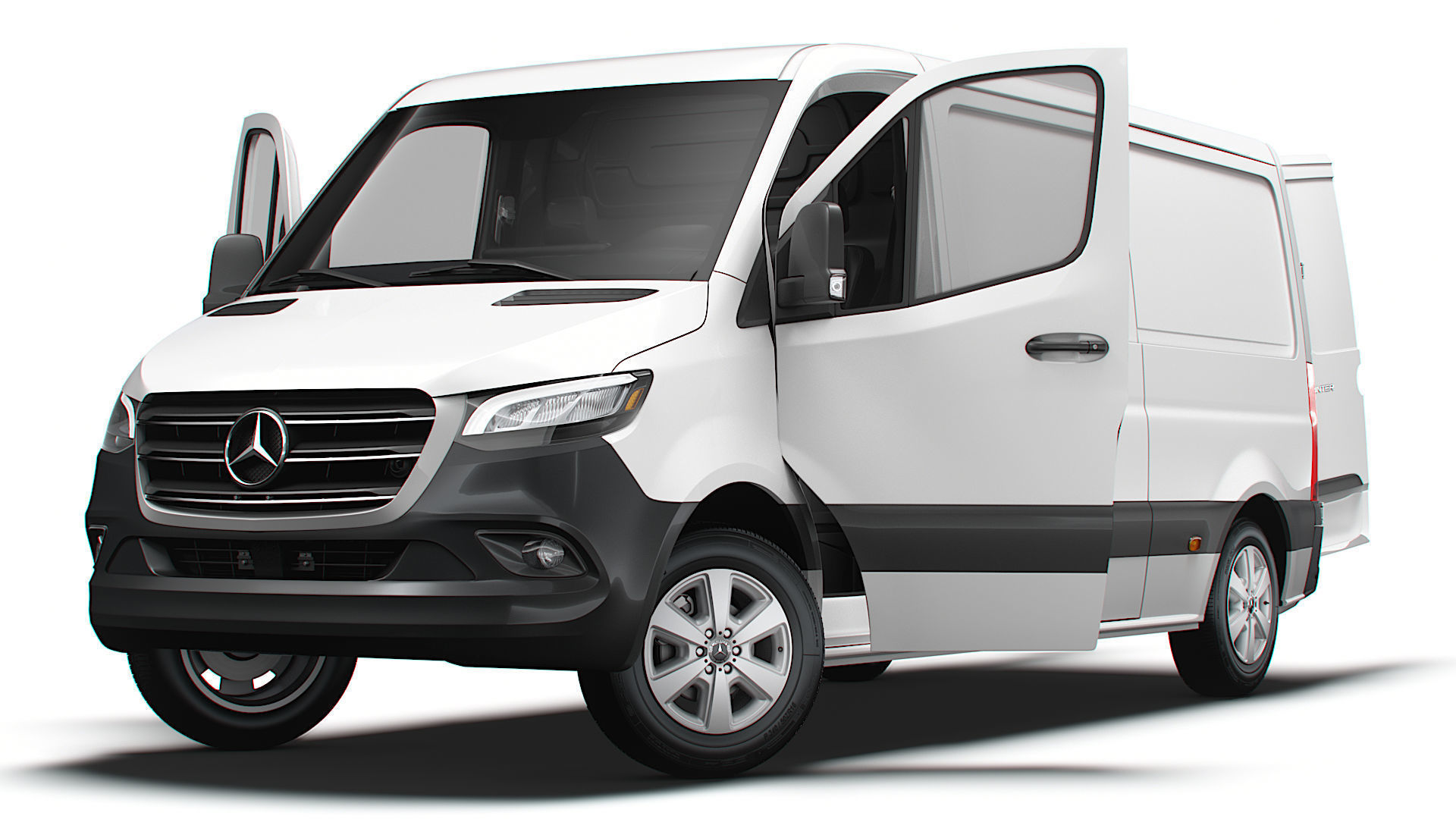 Mercedes Benz Sprinter L2H1 FWD HQ Interior 2025 3D model_7