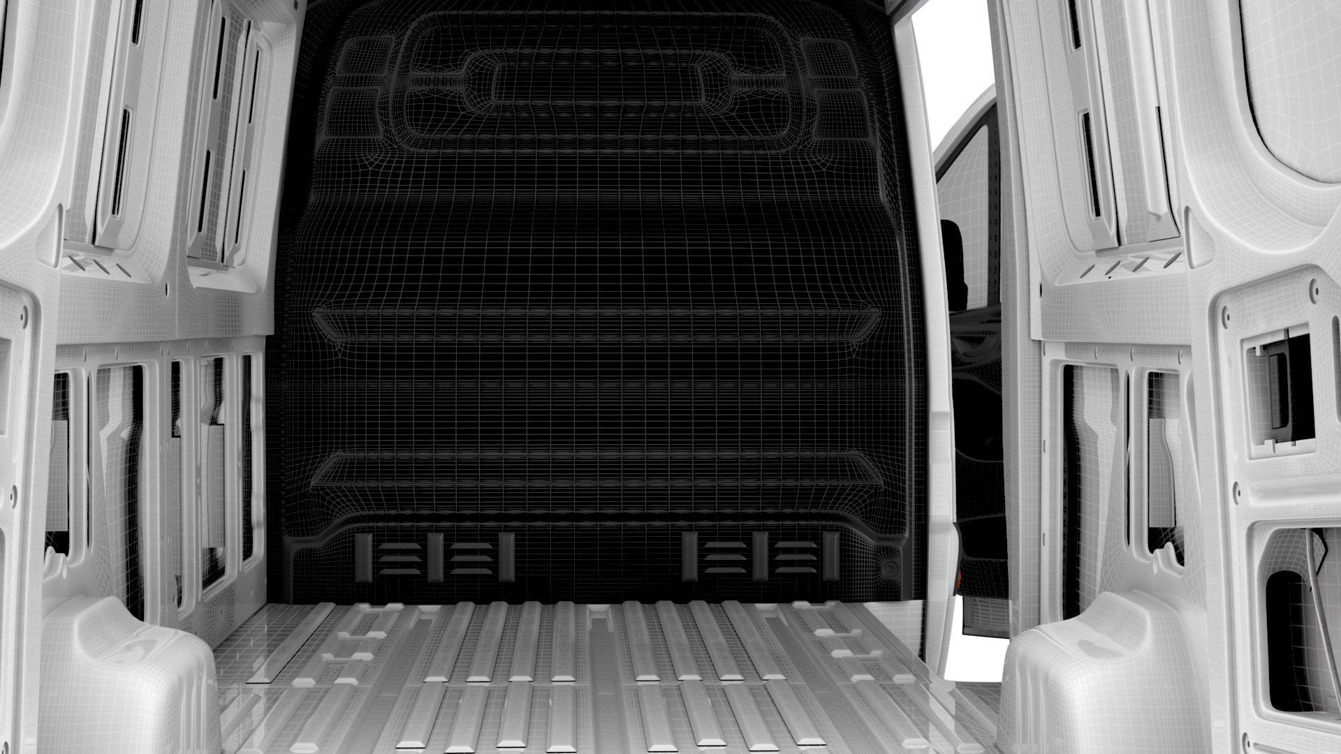 Mercedes Benz Sprinter L2H1 FWD HQ Interior 2025 3D model_24