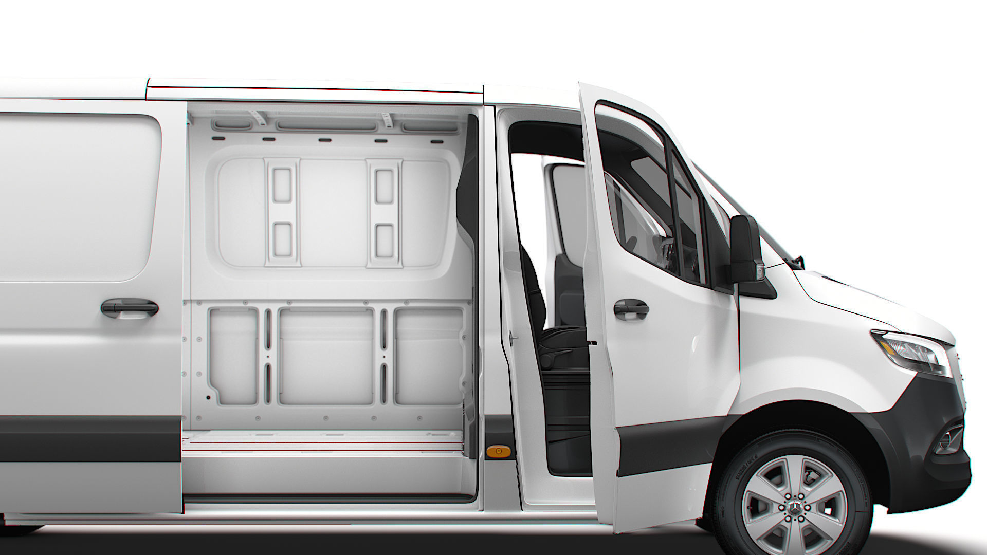 Mercedes Benz Sprinter L2H1 FWD HQ Interior 2025 3D model_1