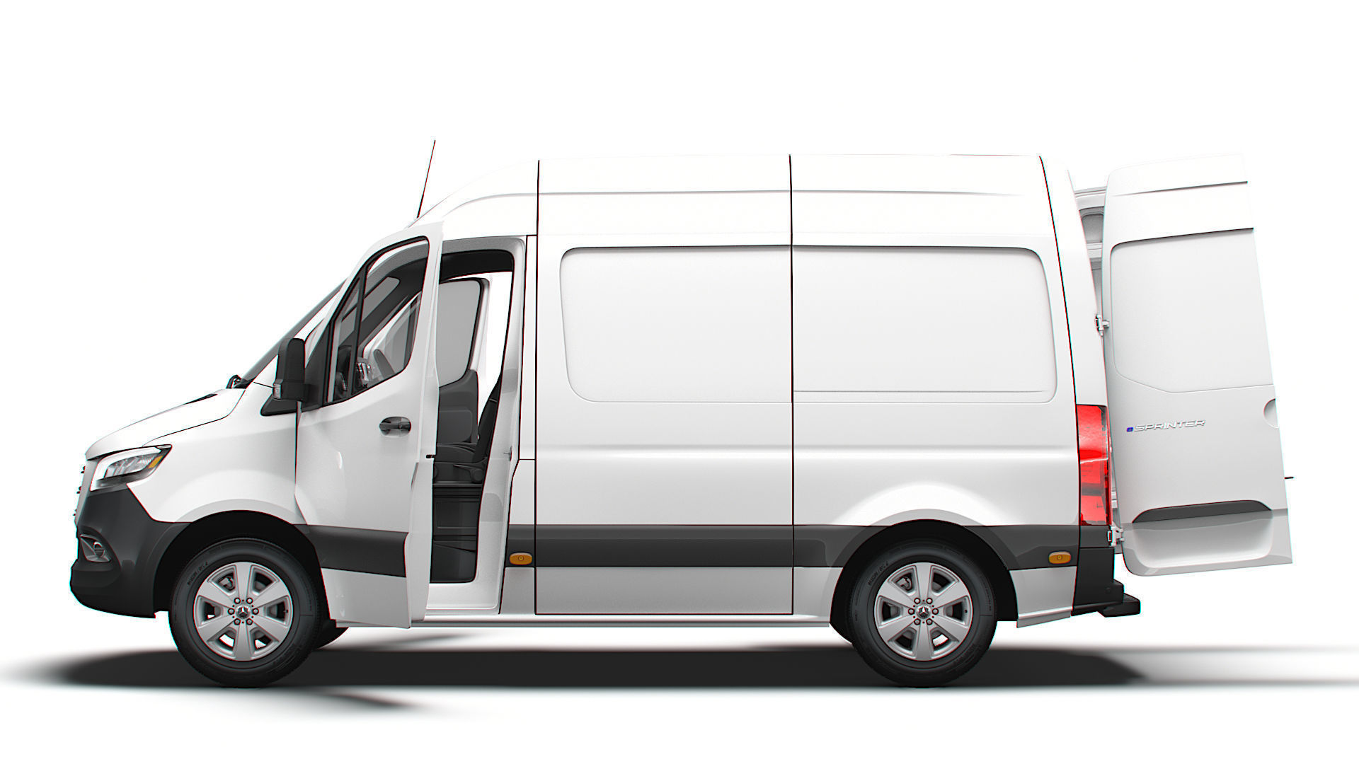 Mercedes Benz Sprinter L1H2 FWD HQ Interior 2025 3D model_3