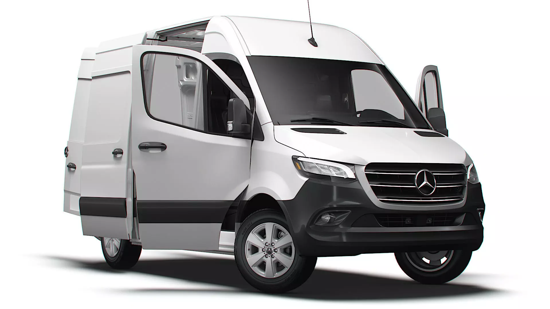 Mercedes Benz Sprinter L1H2 FWD HQ Interior 2025 3D model_0