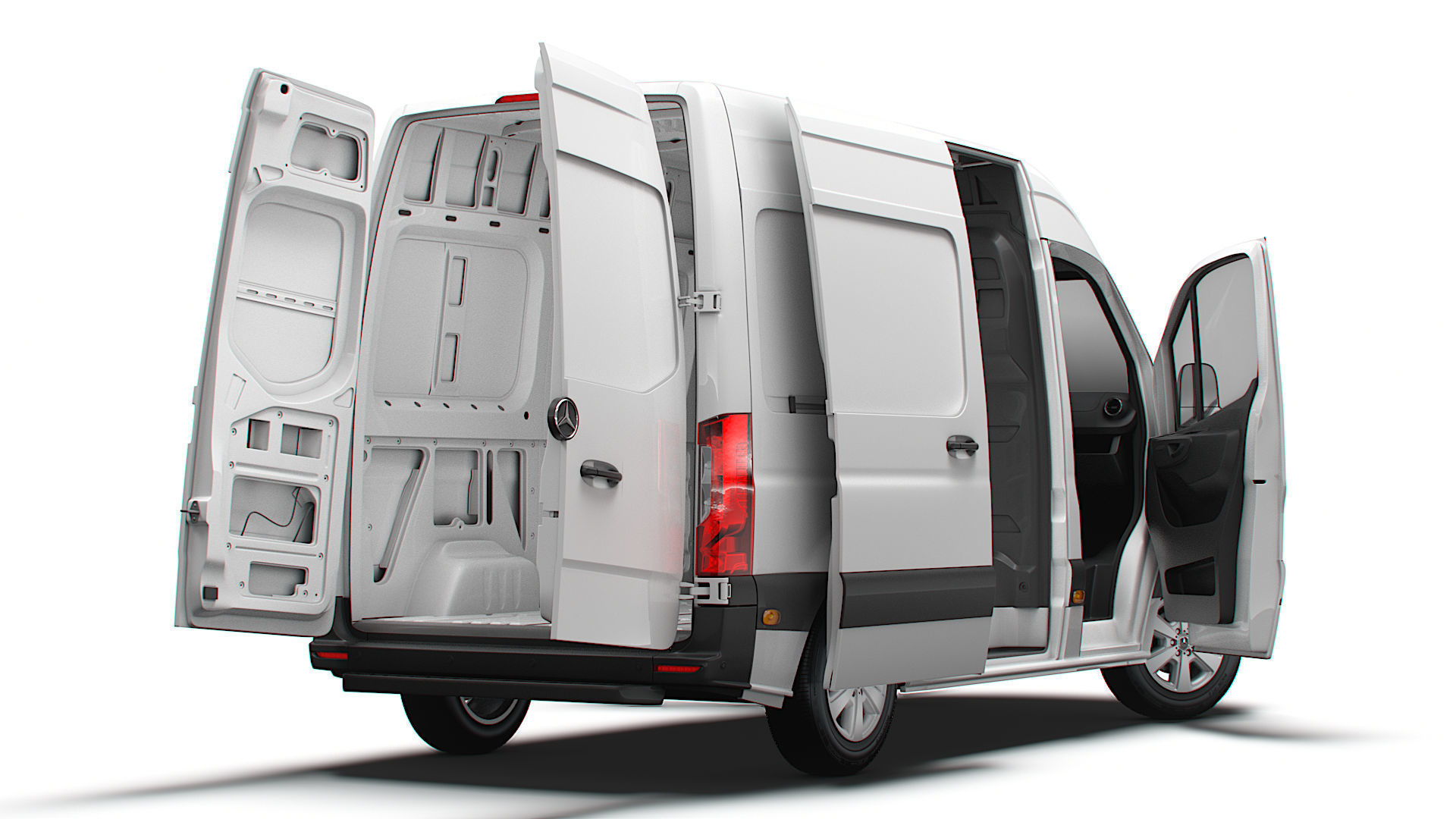 Mercedes Benz Sprinter L1H2 FWD HQ Interior 2025 3D model_4