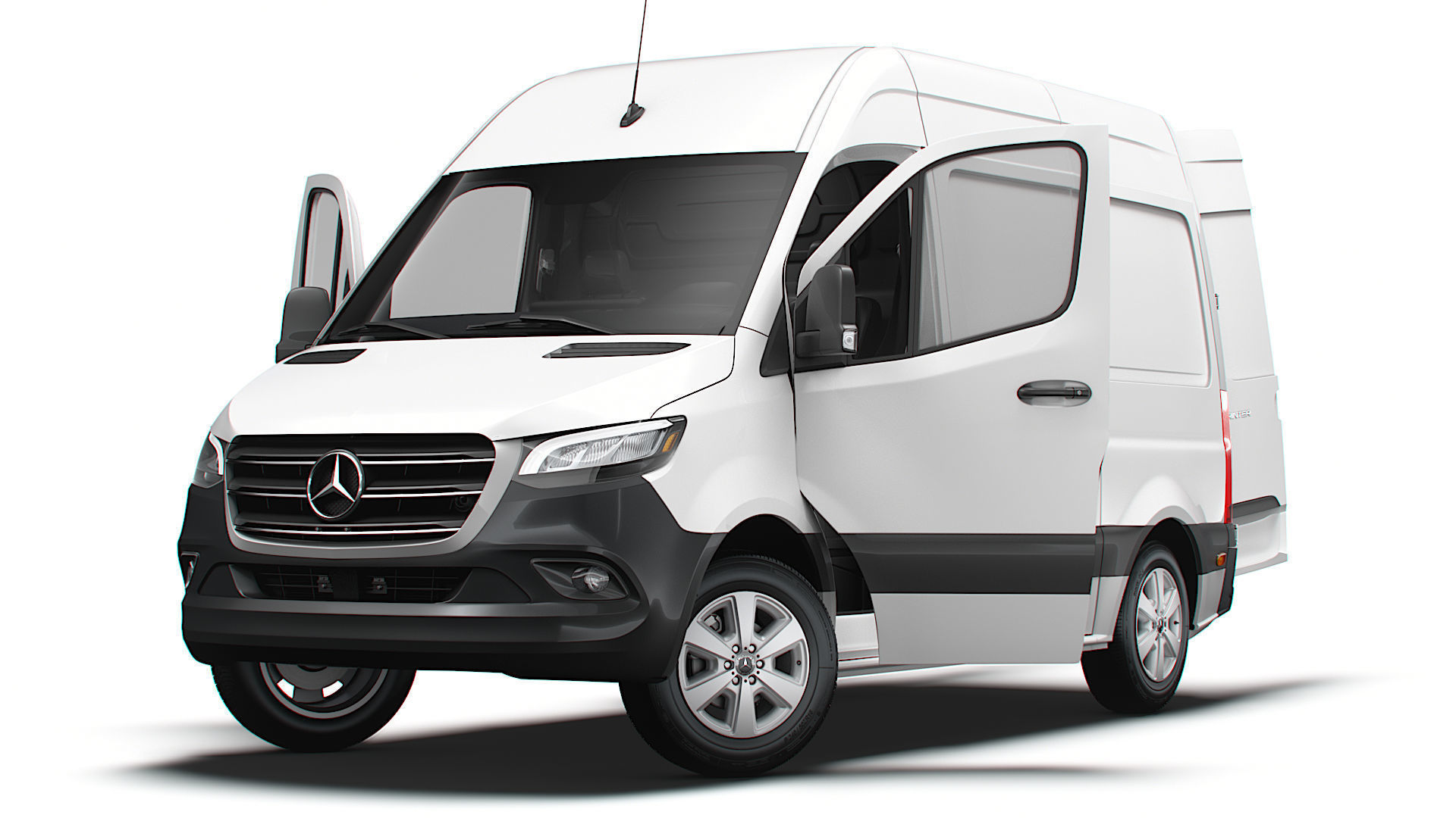 Mercedes Benz Sprinter L1H2 FWD HQ Interior 2025 3D model_7