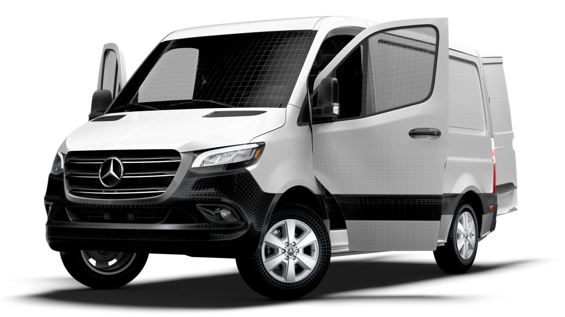 Mercedes Benz Sprinter L1H1 FWD HQ Interior 2025 3D model_20