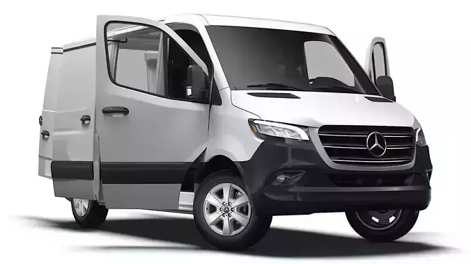 Mercedes Benz Sprinter L1H1 FWD HQ Interior 2025 3D model