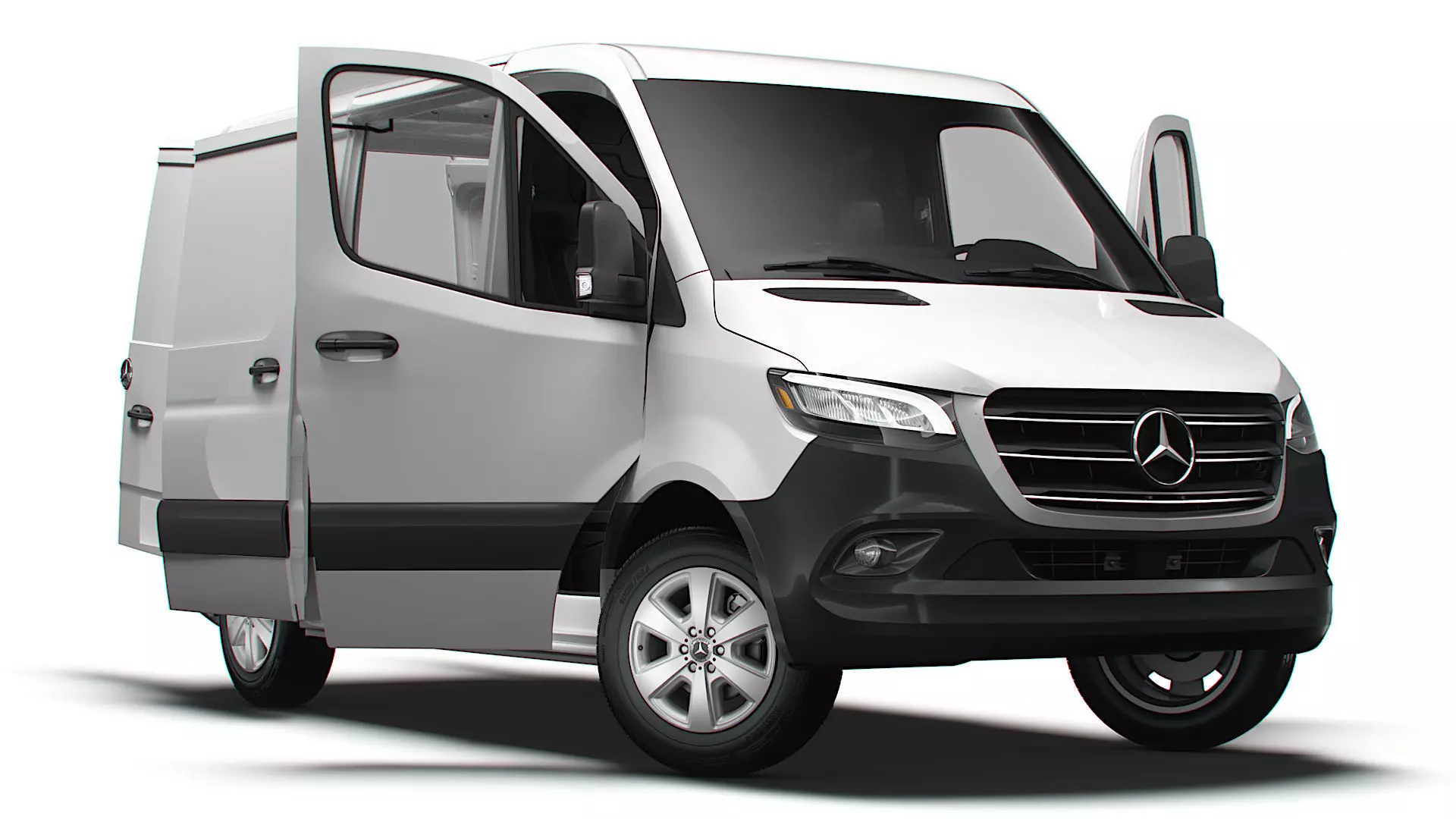 Mercedes Benz Sprinter L1H1 FWD HQ Interior 2025 3D model_0