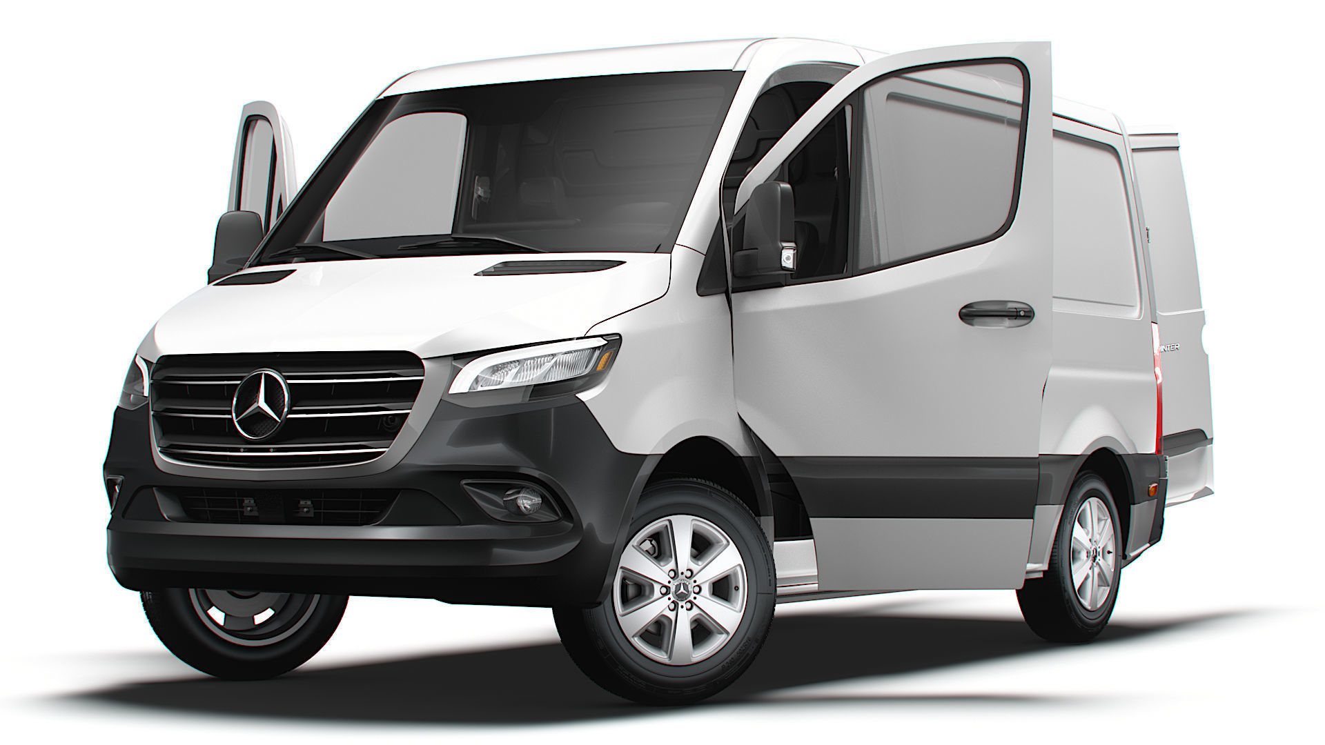 Mercedes Benz Sprinter L1H1 FWD HQ Interior 2025 3D model_7