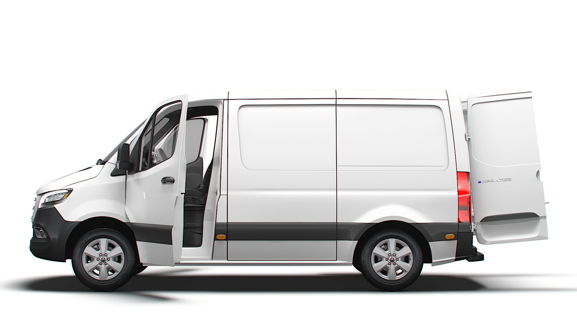 Mercedes Benz Sprinter L1H1 FWD HQ Interior 2025 3D model_3