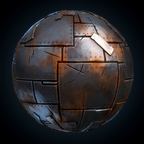 sci-fi plate - VOL 02 - Maps - SBsar - hard surface Texture