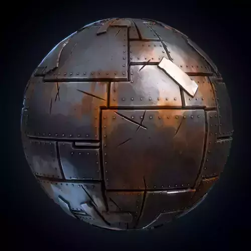 sci-fi plate - VOL 02 - Maps - SBsar - hard surface