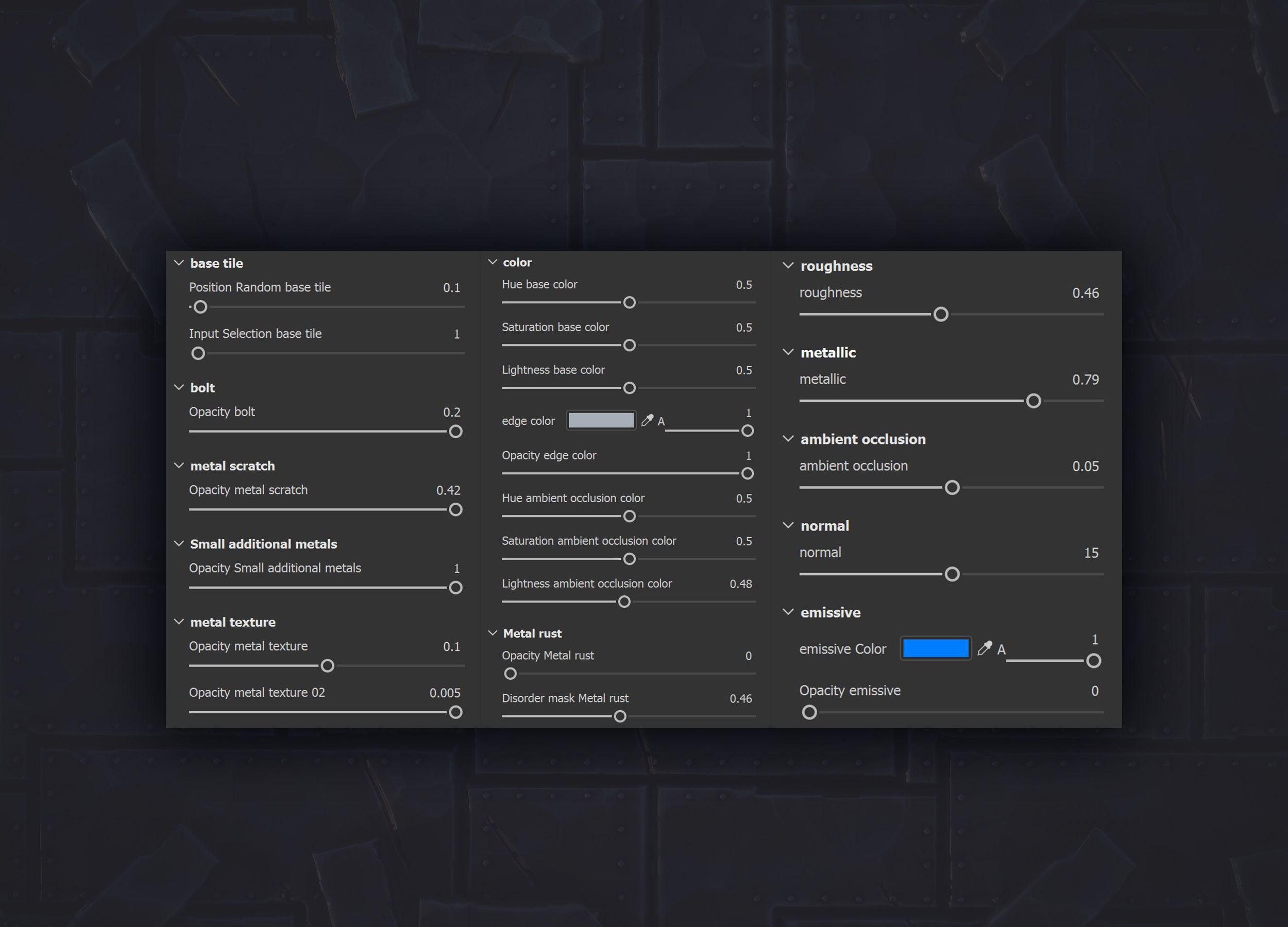 sci-fi plate - VOL 02 - Maps - SBsar - hard surface Texture_9