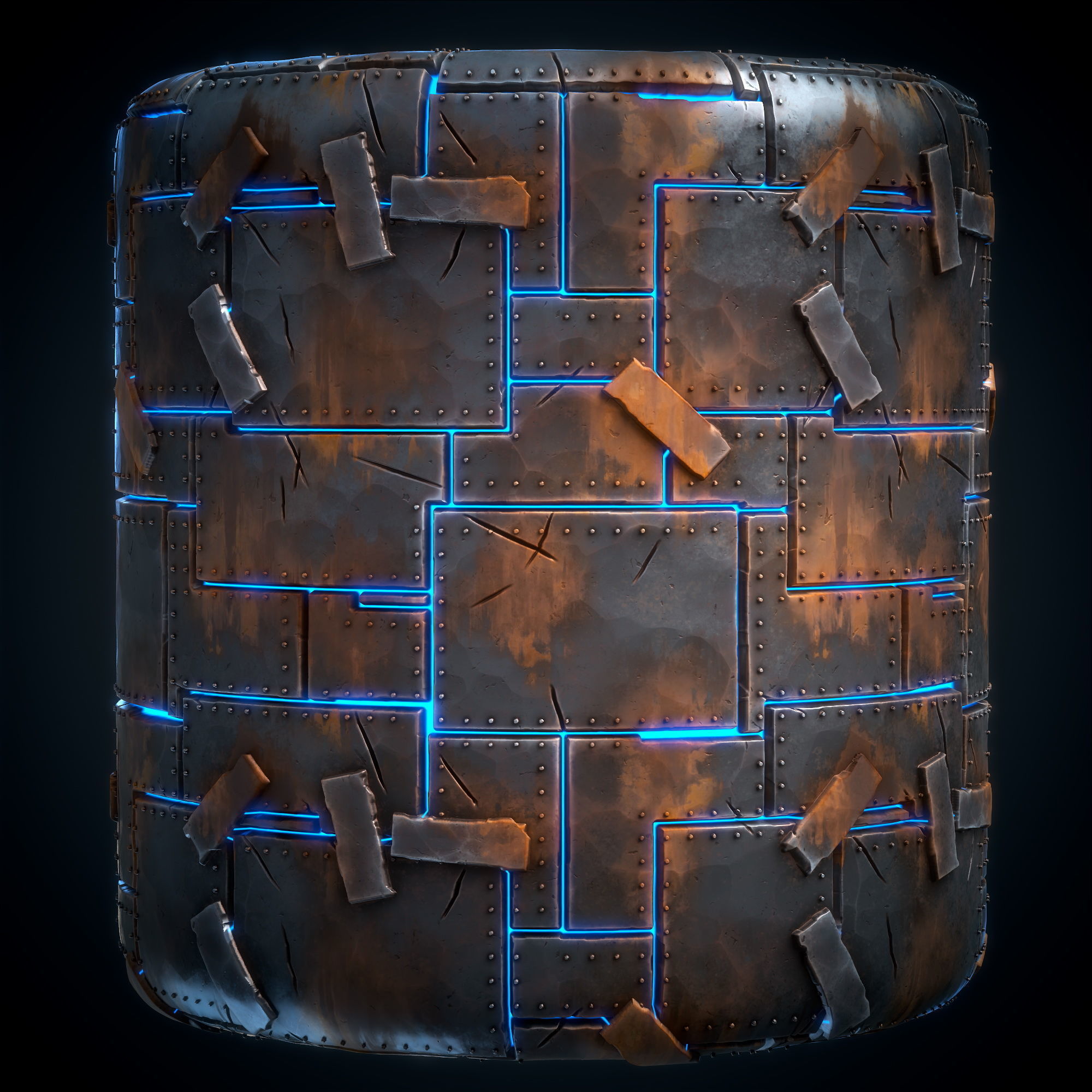 sci-fi plate - VOL 02 - Maps - SBsar - hard surface Texture_3