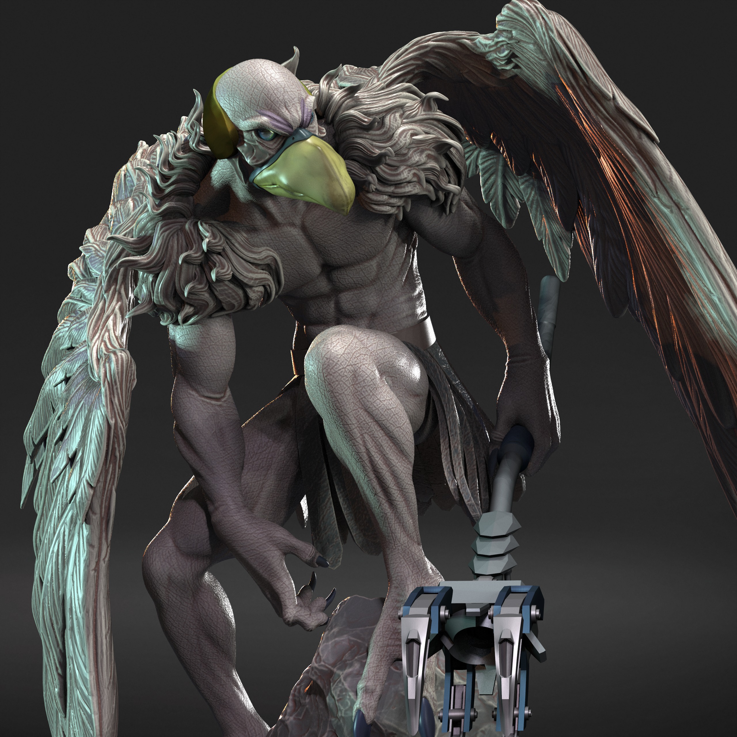 Vultureman Thundercats STL 3d printing collectibles 3D print model_6