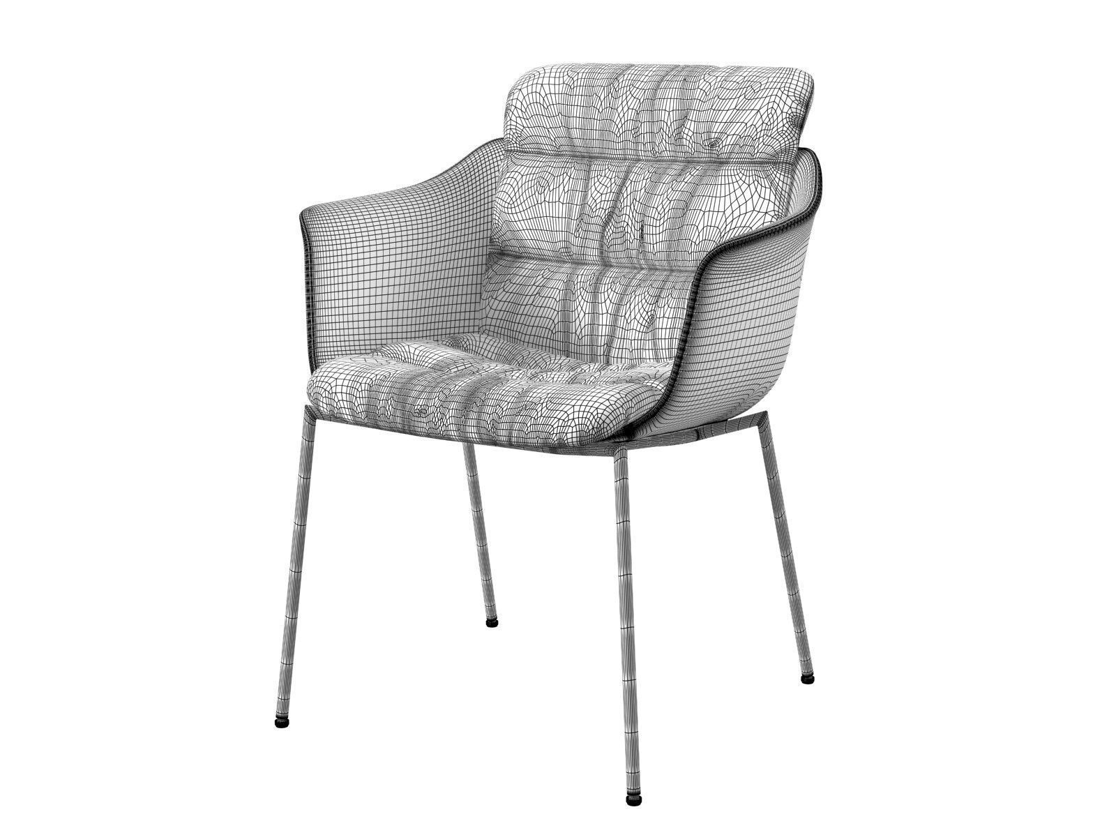 DS 525 22 Tosca Armchair 3D model_6