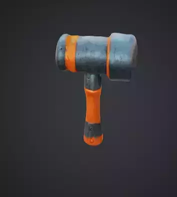 Stylized Hammer 3D Model