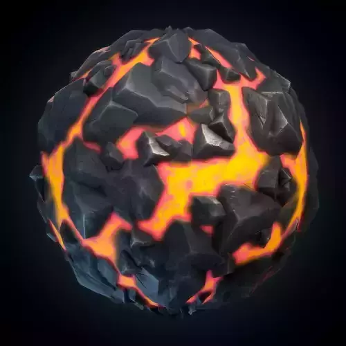 Lava Stylized - VOL 01 - Maps - Sbsar