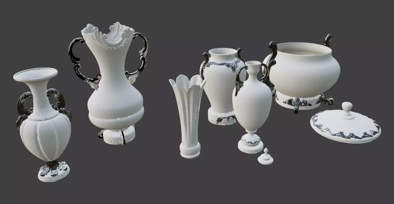 Vases package 3D print model_0