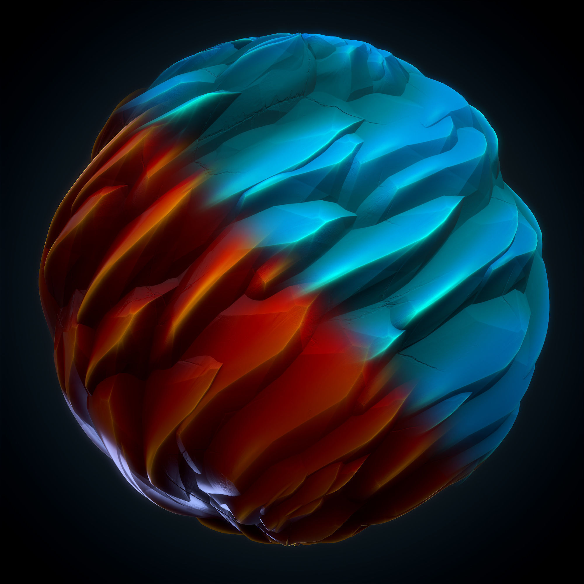 Crystal Stylized material - VOL 26 - Maps - Sbsar Texture_1