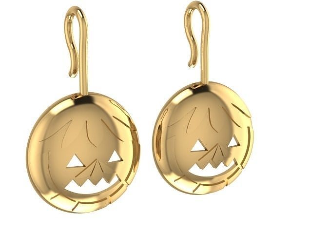 Halloween earrings 3D print model