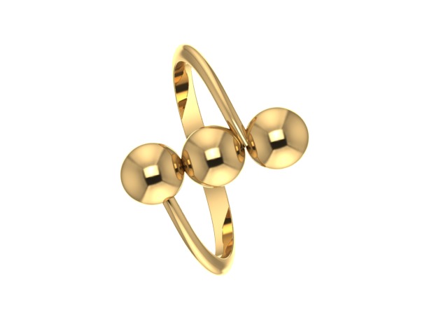 Stylish ring 2 3D print model_12