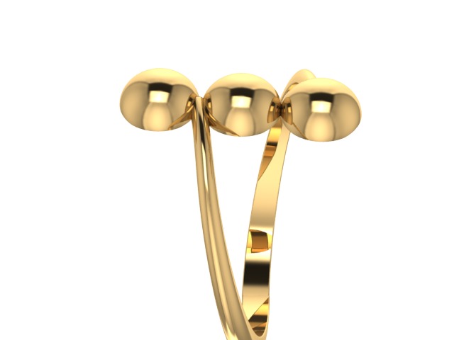 Stylish ring 2 3D print model_5