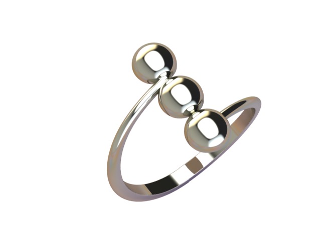 Stylish ring 2 3D print model_14