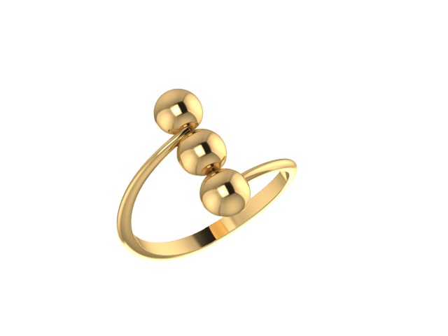 Stylish ring 2 3D print model_16