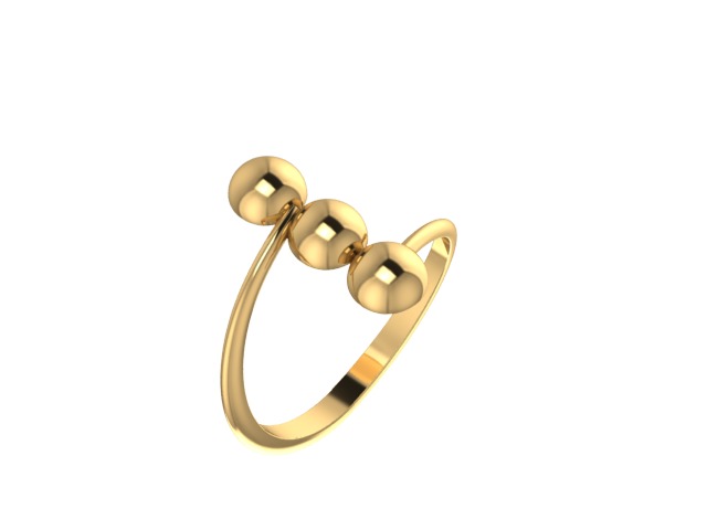 Stylish ring 2 3D print model_6