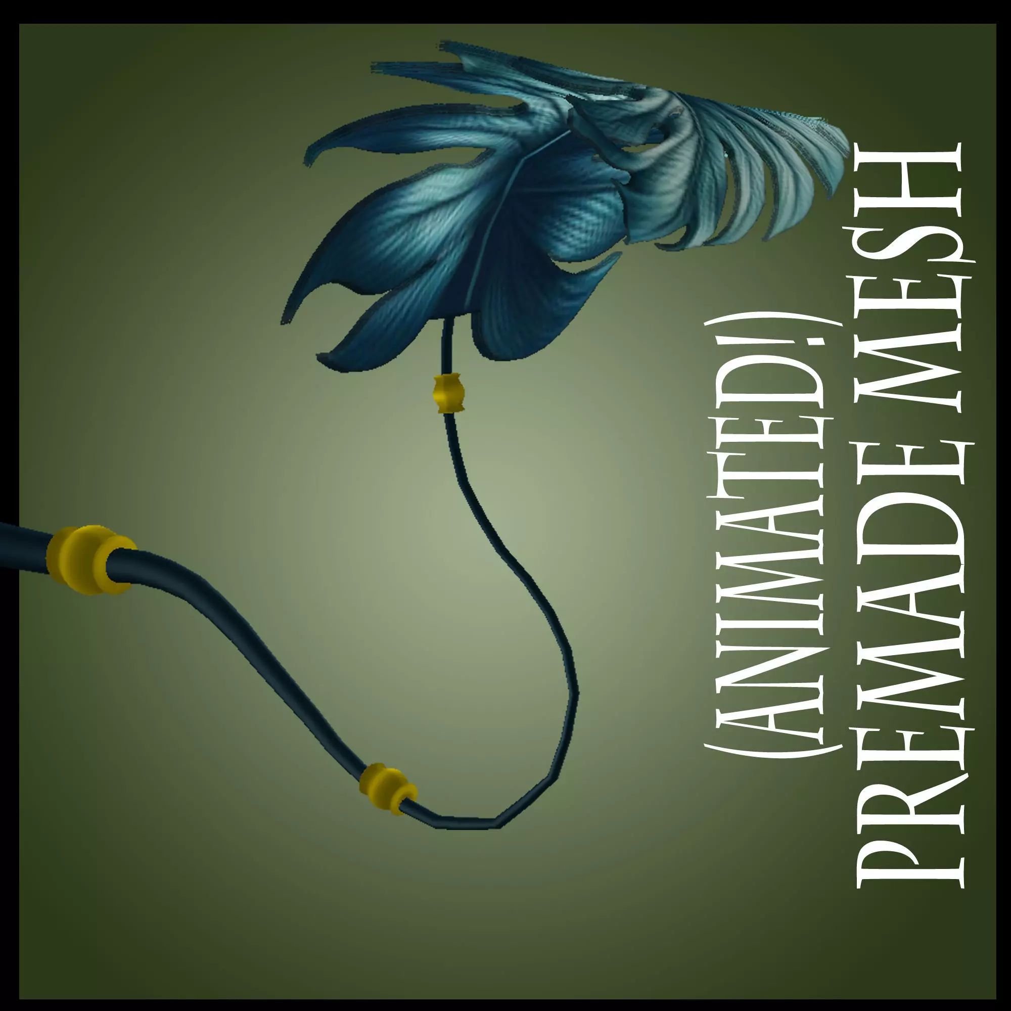 Animated Any Shape Tail For IMVU Low-poly 3D model