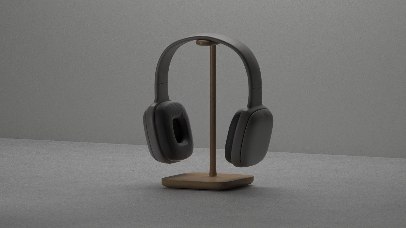 Headphone 3D model_1