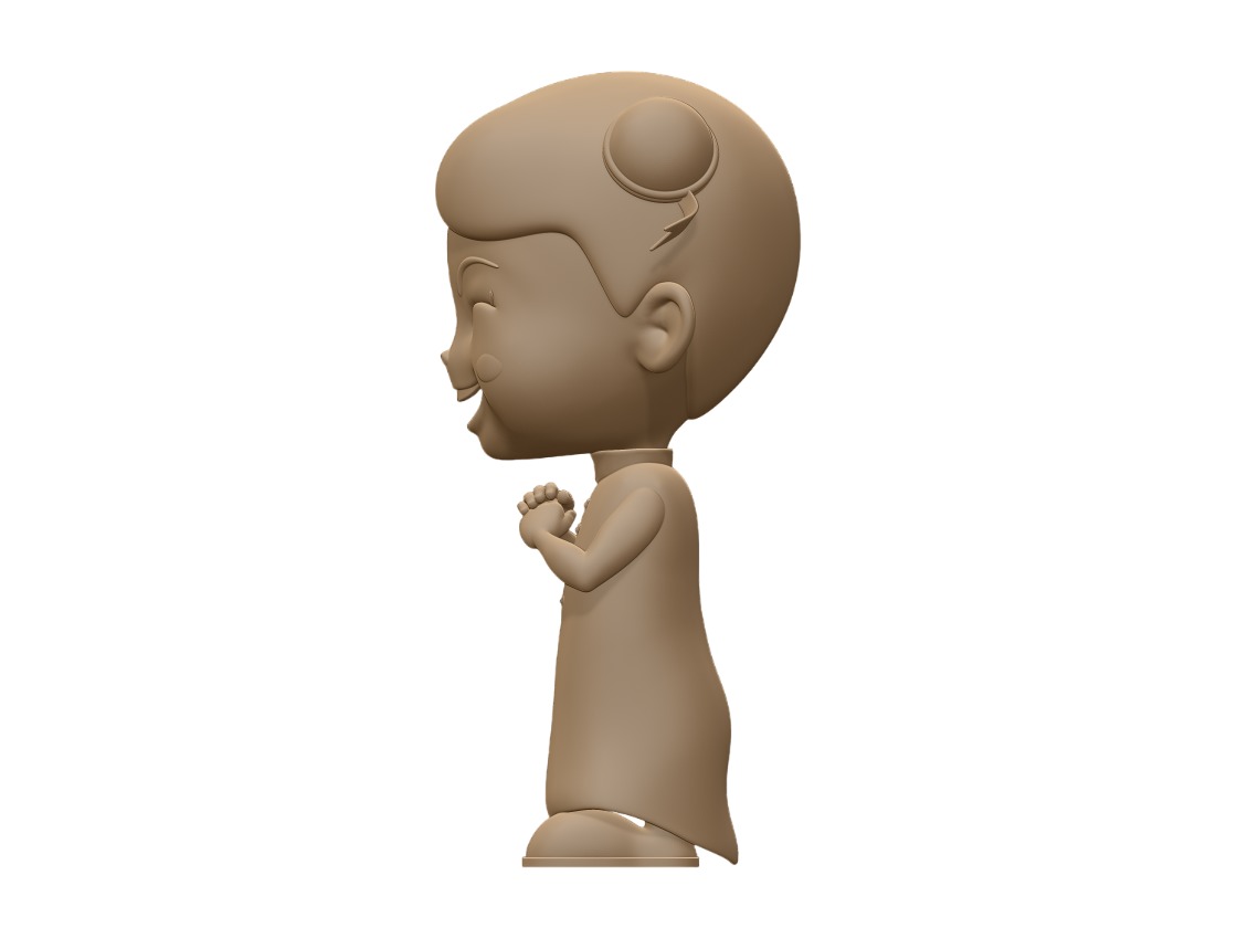 Chinese child 3D print model_2