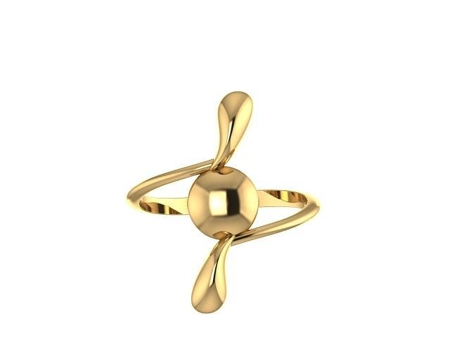 Stylish ring 3 3D print model