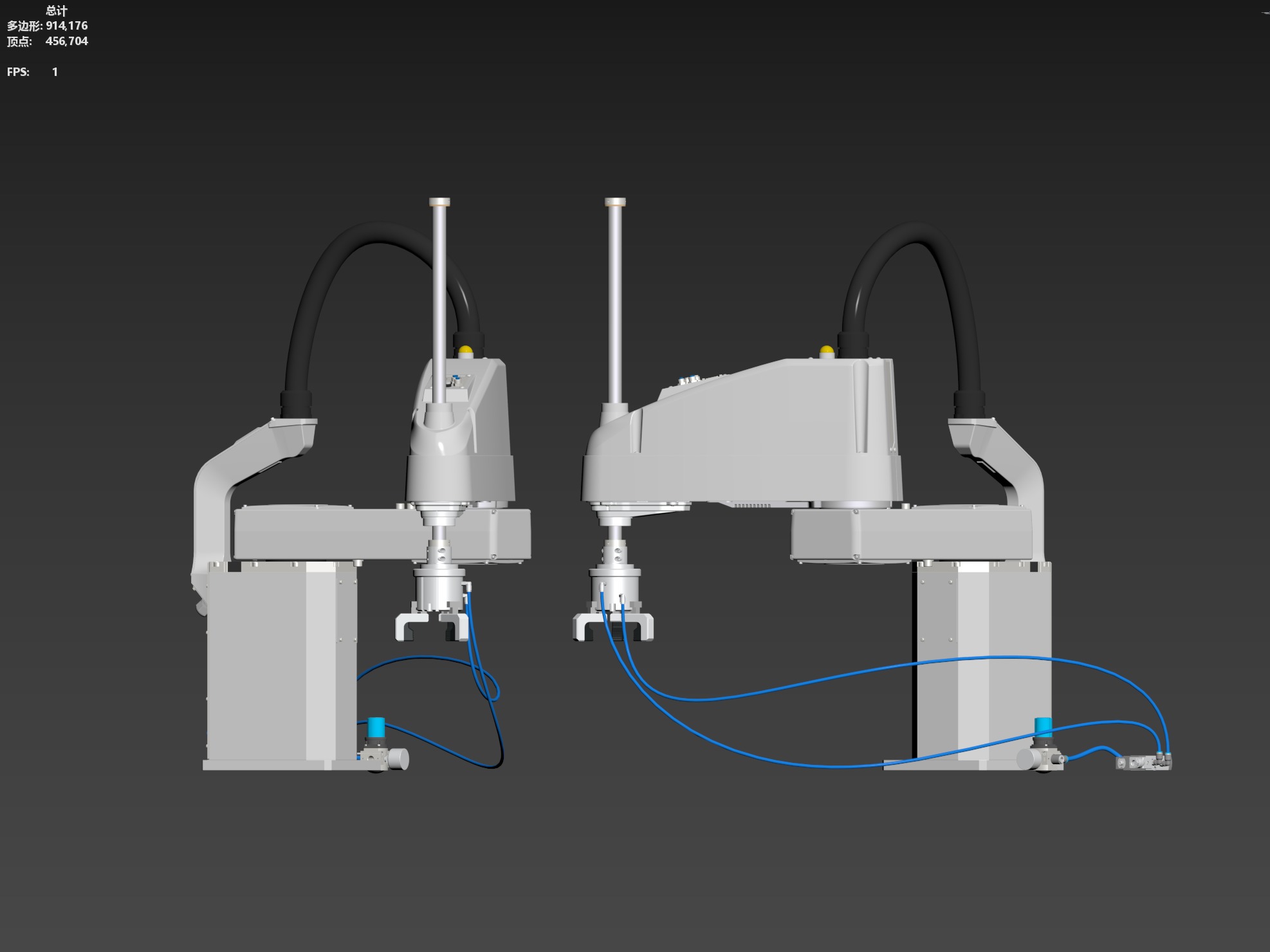 SCARA robot 3D model_1