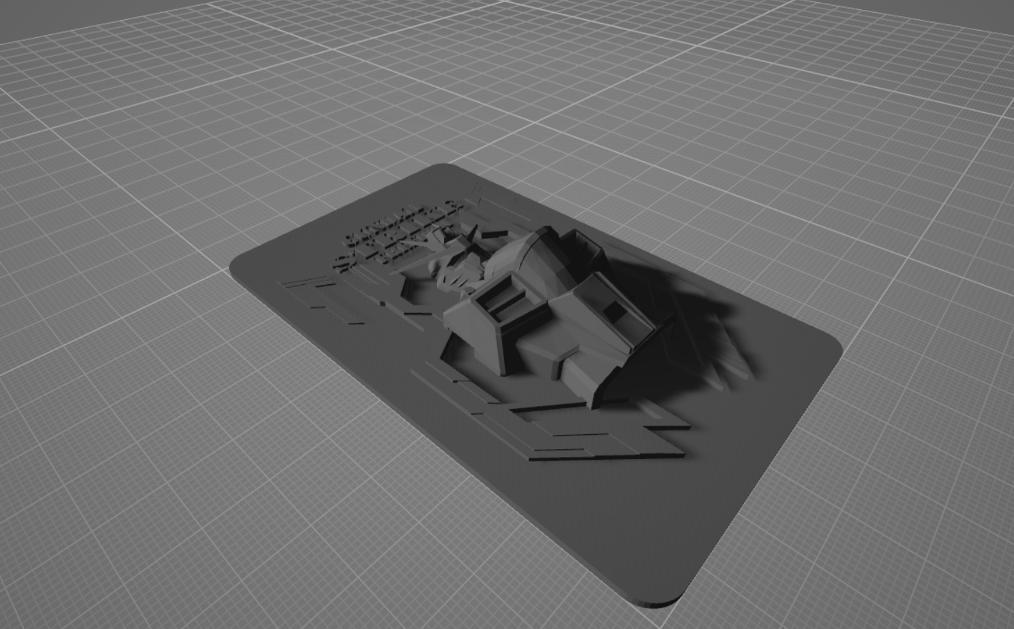 Gundam Strike Freedom Wall art 3D model_3