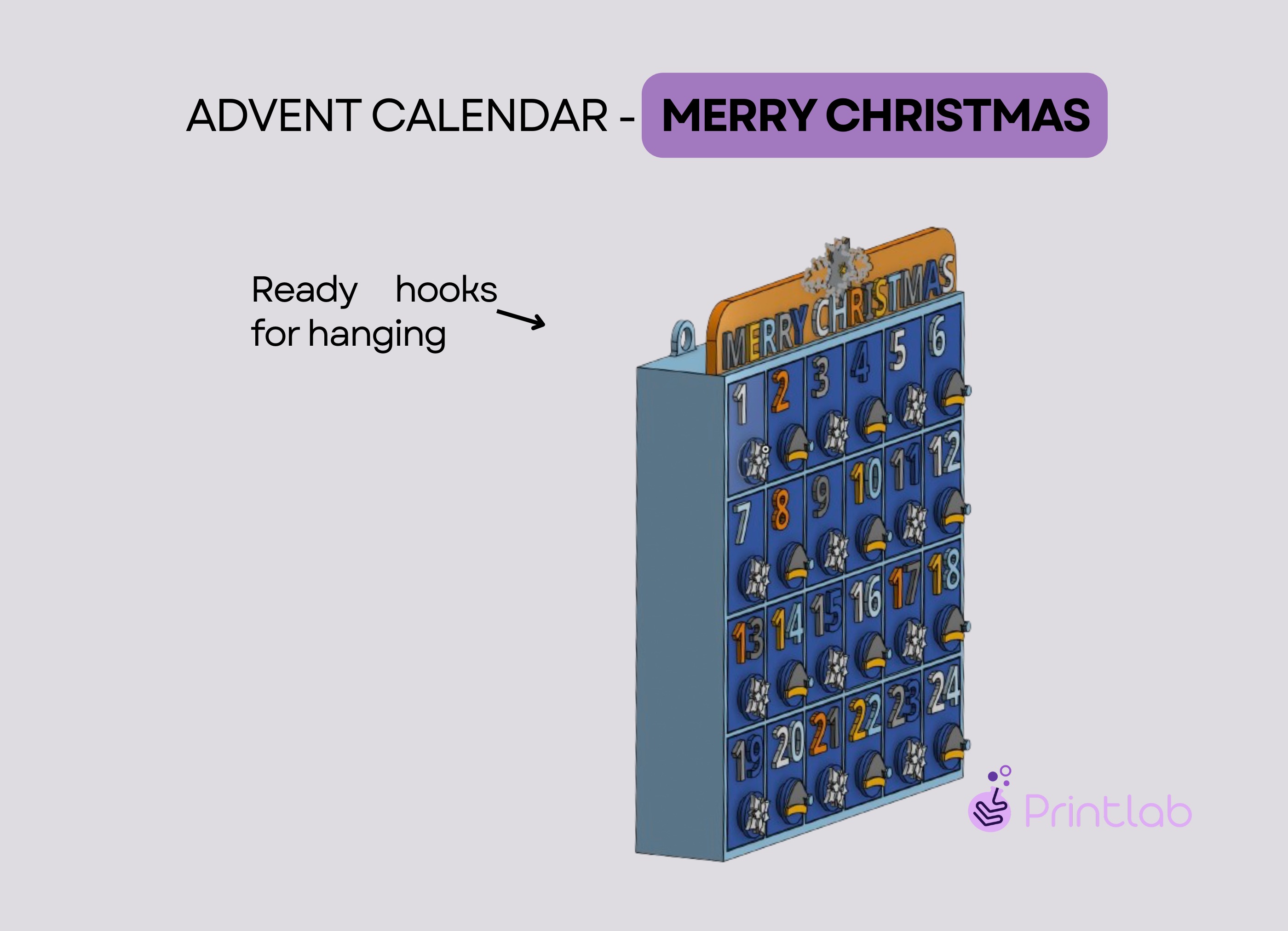 ADVENT CALENDAR COUNTDOWN TO CHRISTMAS 3D print model_4