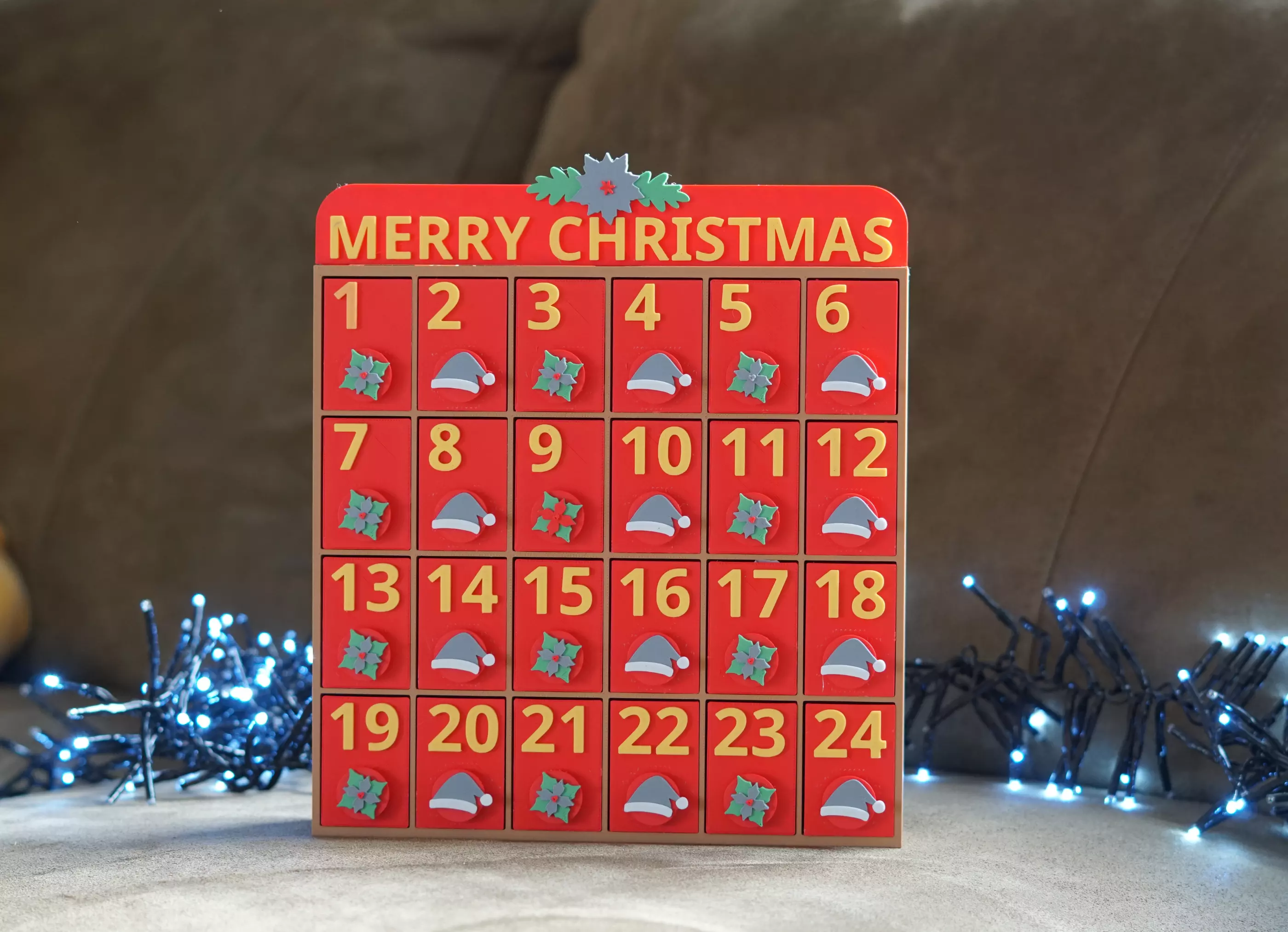 ADVENT CALENDAR COUNTDOWN TO CHRISTMAS 3D print model_0