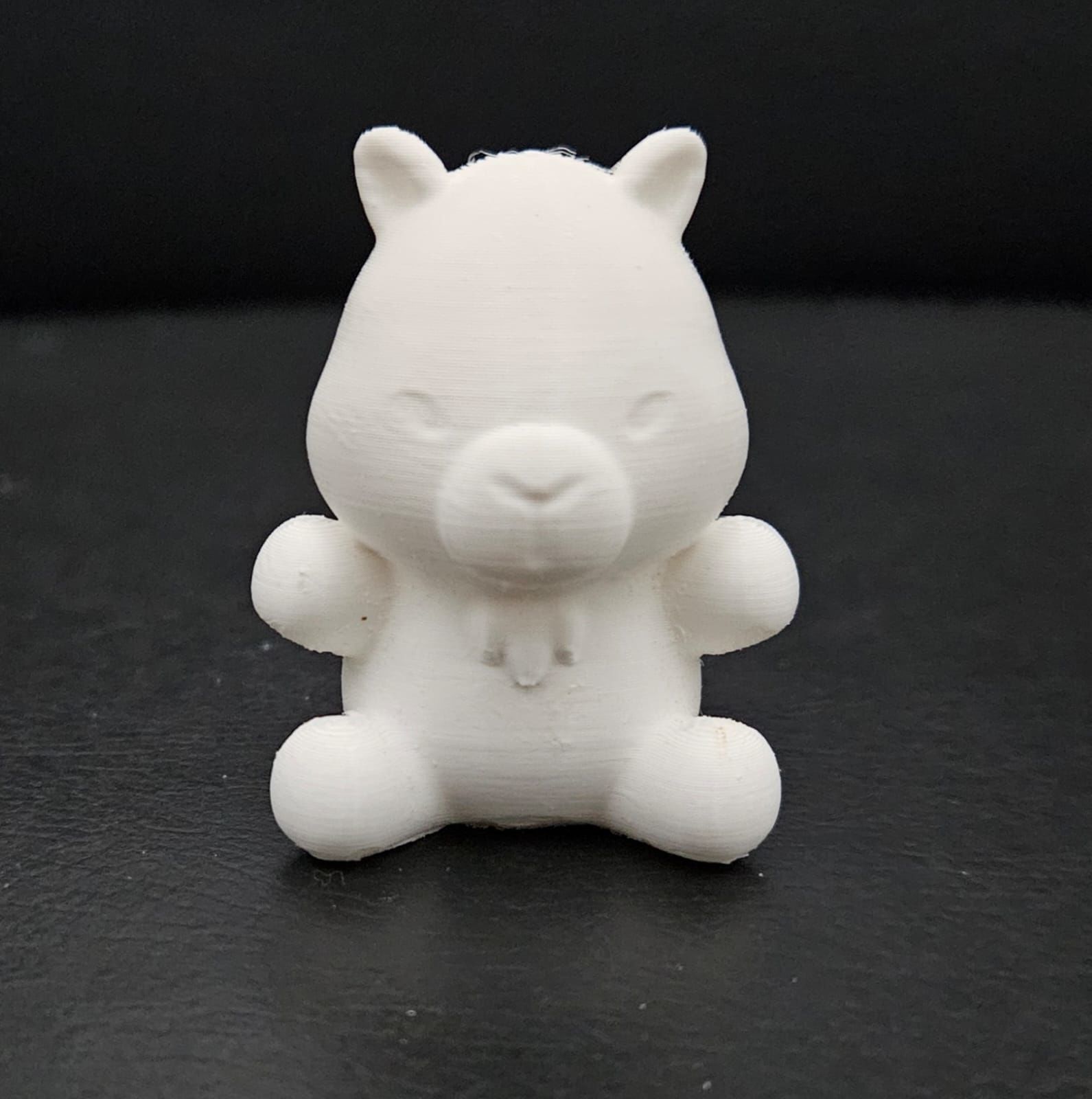 Sitting Capyvara 3D print model_12