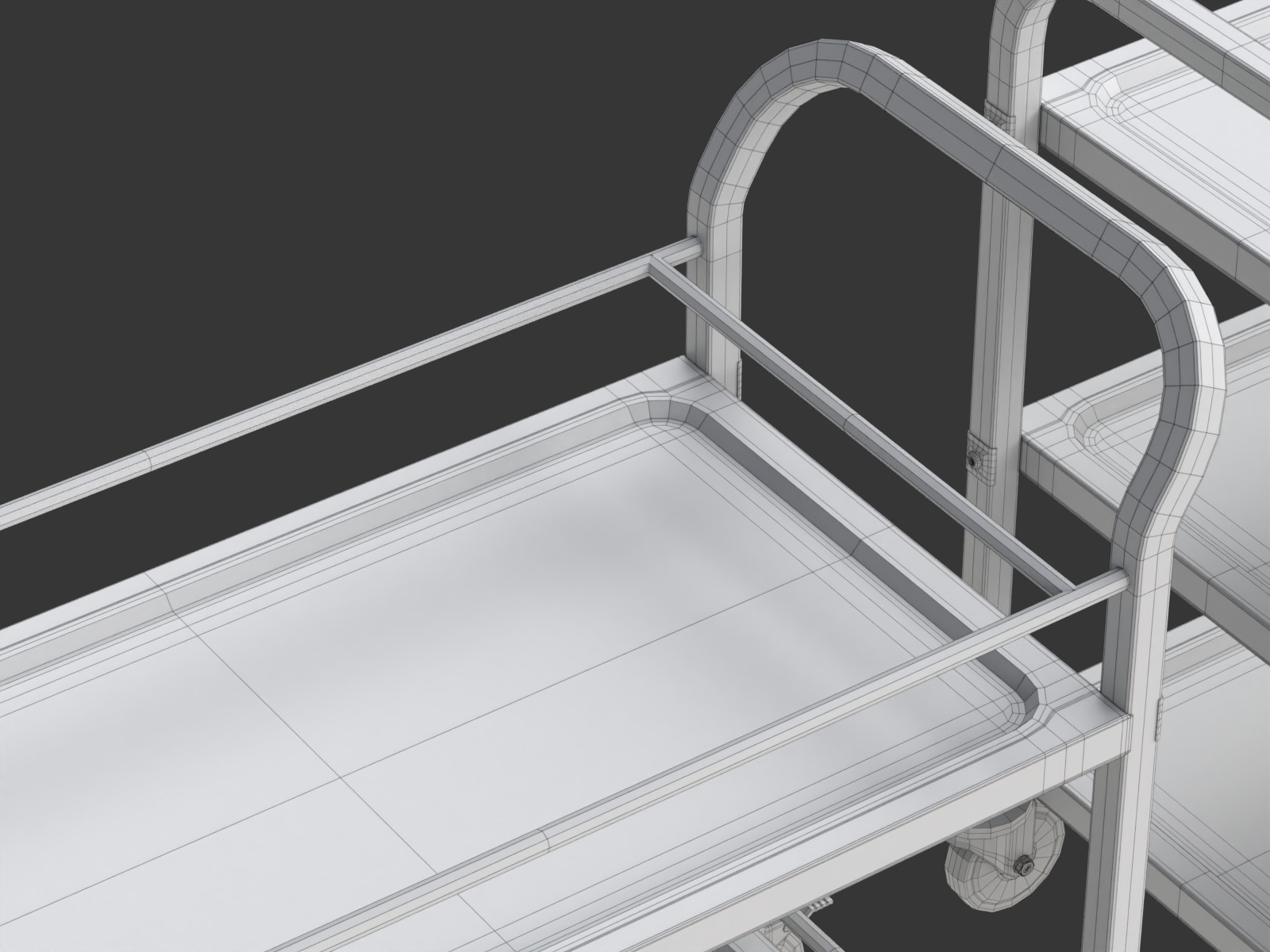 Food Serving Cart-Model 01 3D model_16