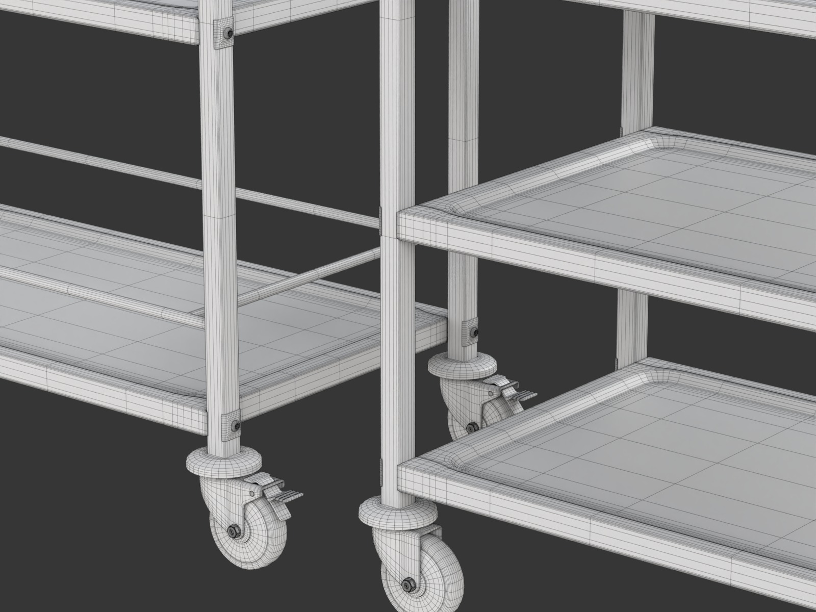 Food Serving Cart-Model 01 3D model_19