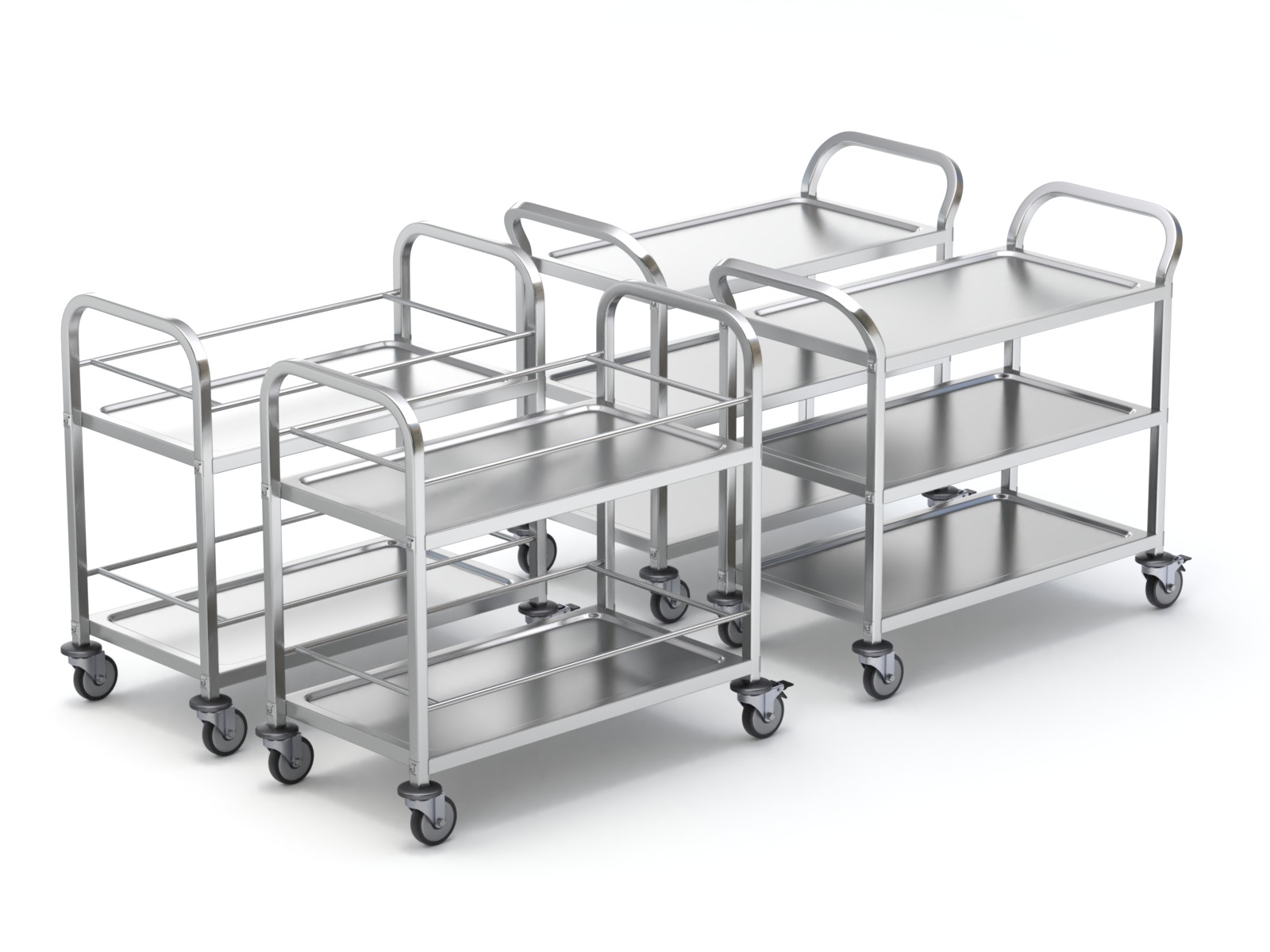 Food Serving Cart-Model 01 3D model_6