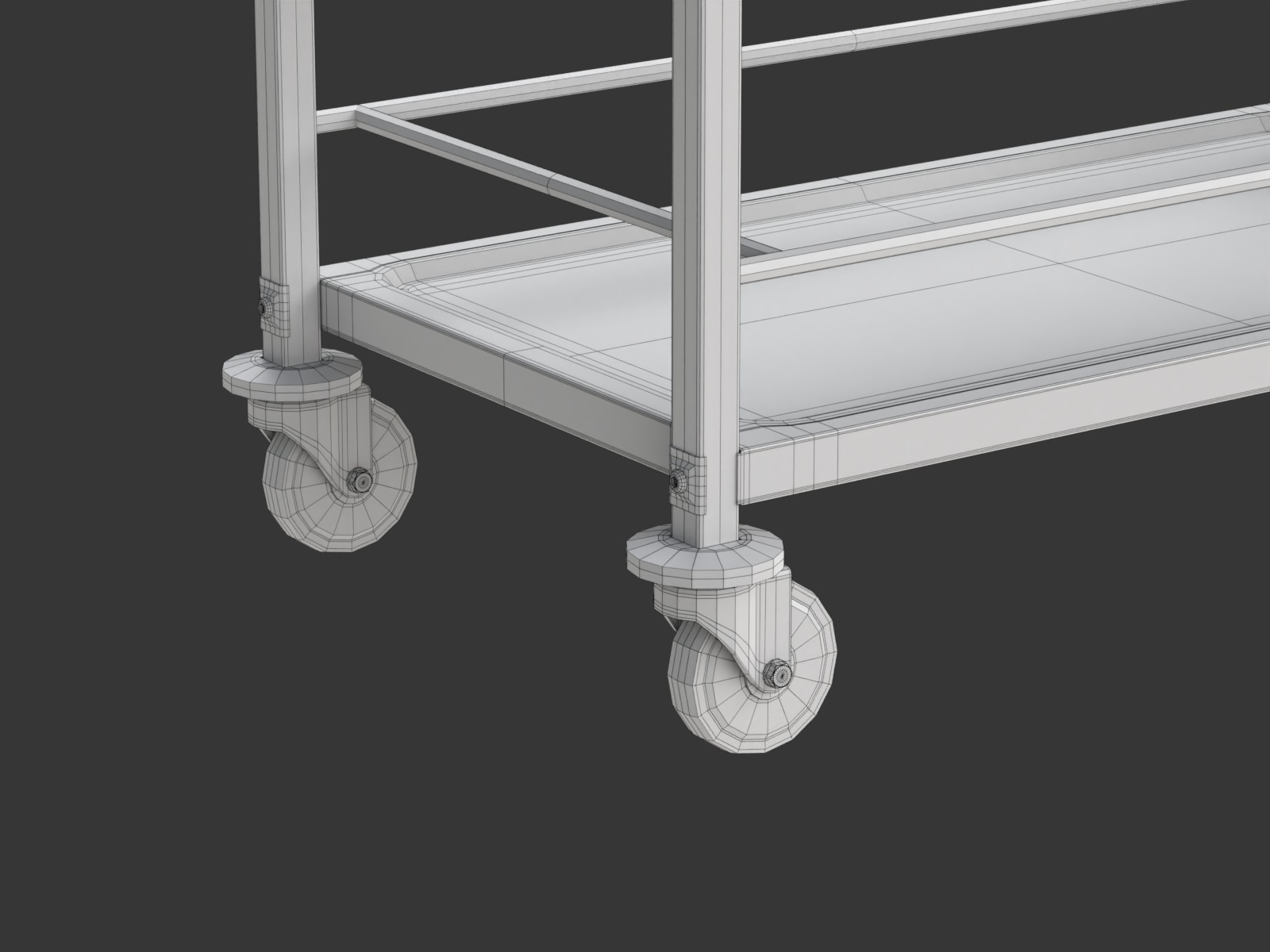 Food Serving Cart-Model 01 3D model_15