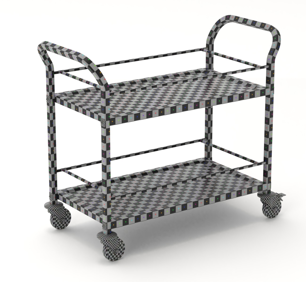 Food Serving Cart-Model 01 3D model_8